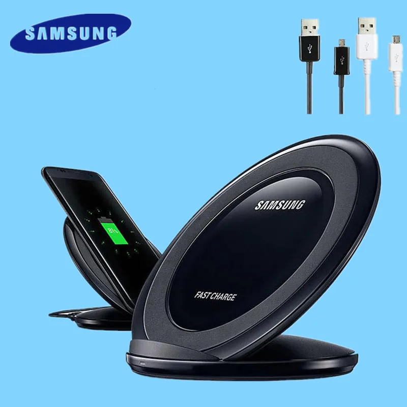 

Original Samsung QI Wireless Charger Pad 9V/1.67A Stand Fast Charge Pad For Galaxy S7 Edge S8 S9 S10 Plus Note 8 9 iPHONE 8 X XS