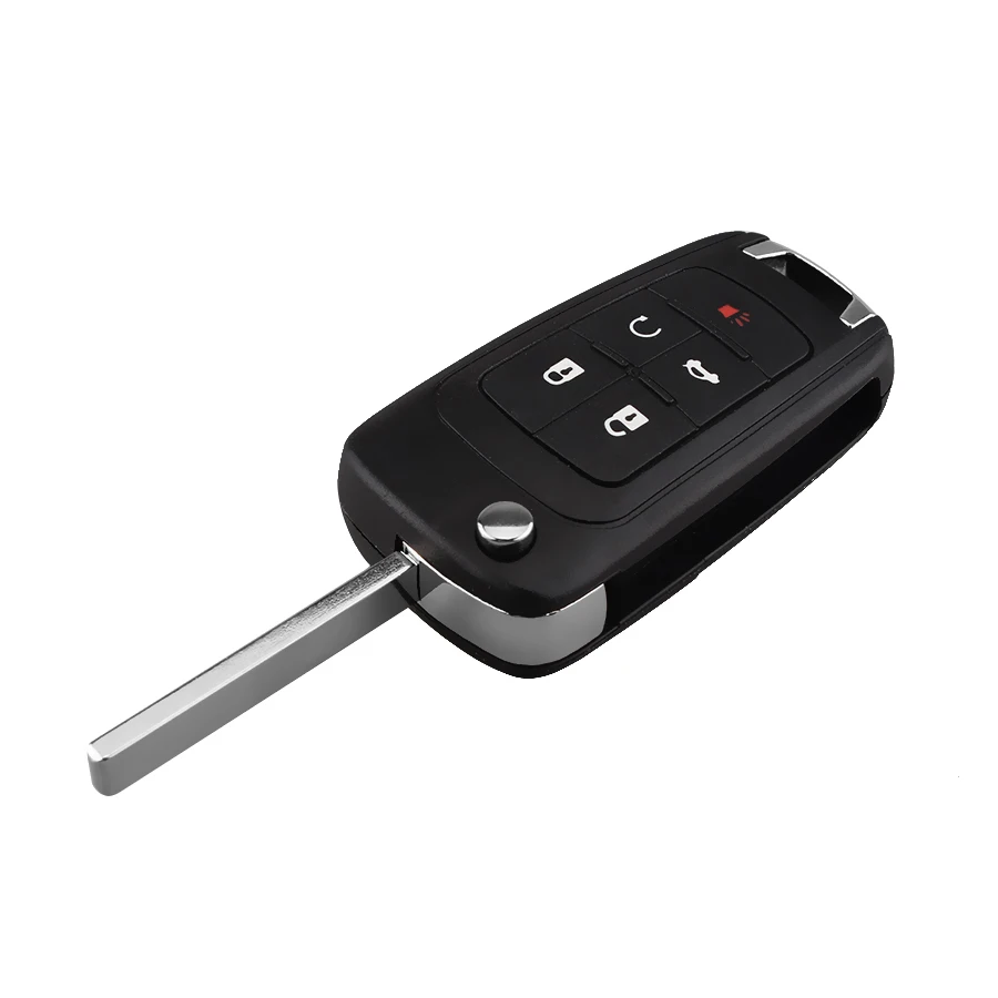 3 кнопки флип складной чехол для дистанционного ключа от машины для Chevrolet Cruze Aveo 2008- Fob Uncut Blade HU100 - Количество кнопок: 5 Кнопок