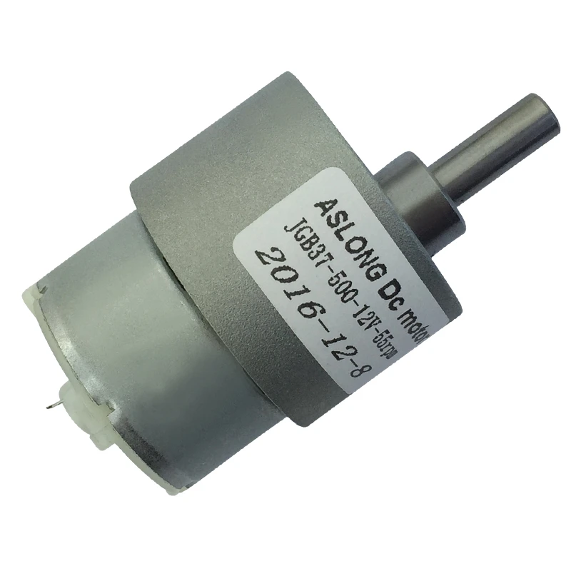 

JGB37-500 DC gear motor micro motor high torque brush motor low speed 6V-12V 3RPM-912RPM