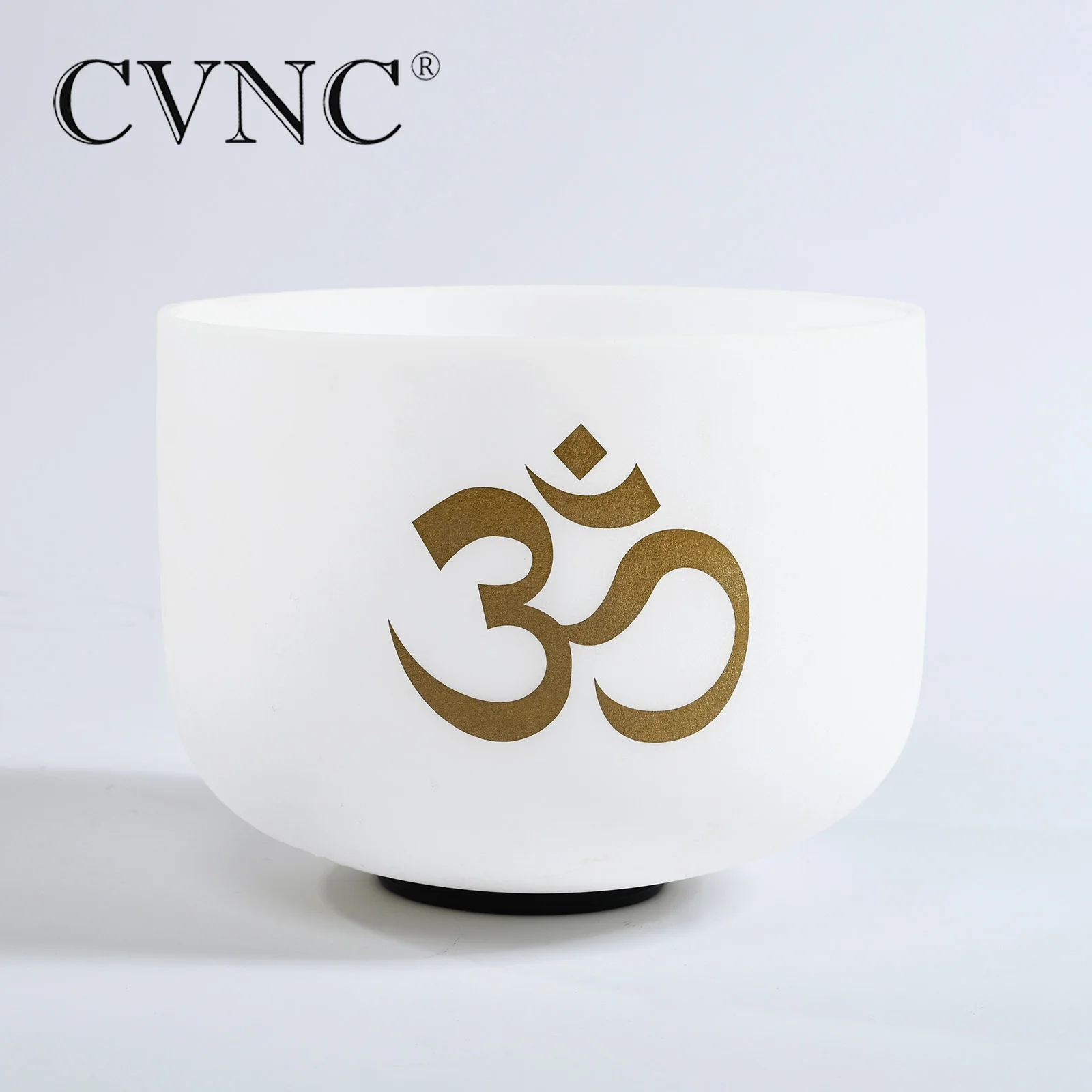 

CVNC 8" Note F Heart Chakra Frosted Quartz Crystal Singing Bowl