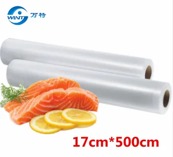 

17cm*500cm,home vacuum food packing Bags,Hot Sale Keep food fresh Food Storage Bags Sealing Sealer Rolls