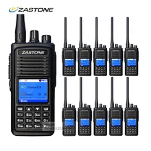 10pcs Zastone ZT-D900 DMR Digital Walkie Talkie VHF 136-174MHz 1000CH 2000mAh 5W Two Way Radio CB Ham Portable HF Transceiver