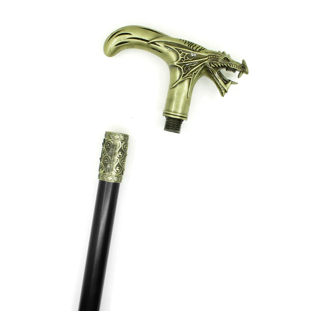 Трость Dragon Head для мужчин трость Дракон T ручка металлическая тростниковая модная