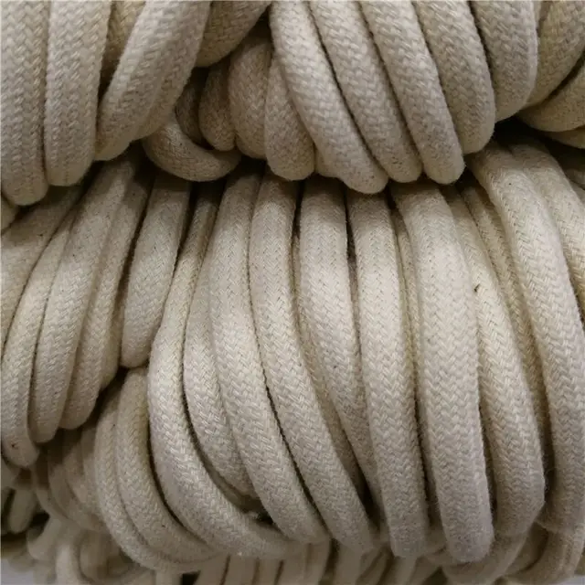 6mmx20m Braided Cotton Rope Macrame Rope Clotheslines DIY Wedding Decor  Craft Cord Camping Tying Garden Accessories Outdoor - AliExpress