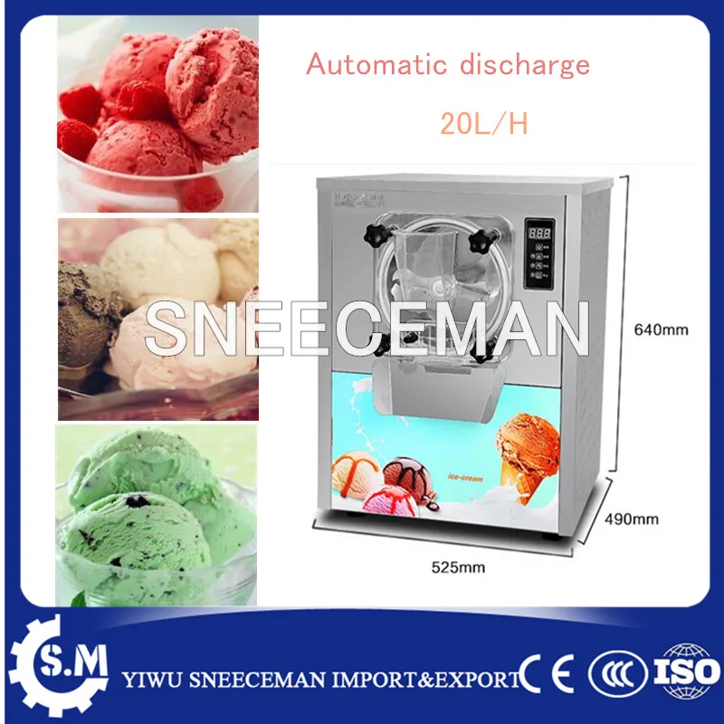 Commercial Gelato Hard Ice Cream Machine For Salein Ice Cream Makers from Home Appliances on