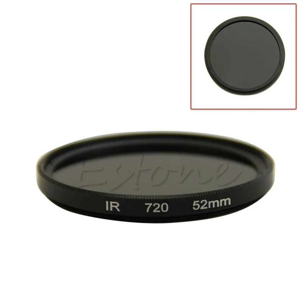 52mm Infrared Infra red IR Pass X Ray Lens Filter 720nm 720 Optical