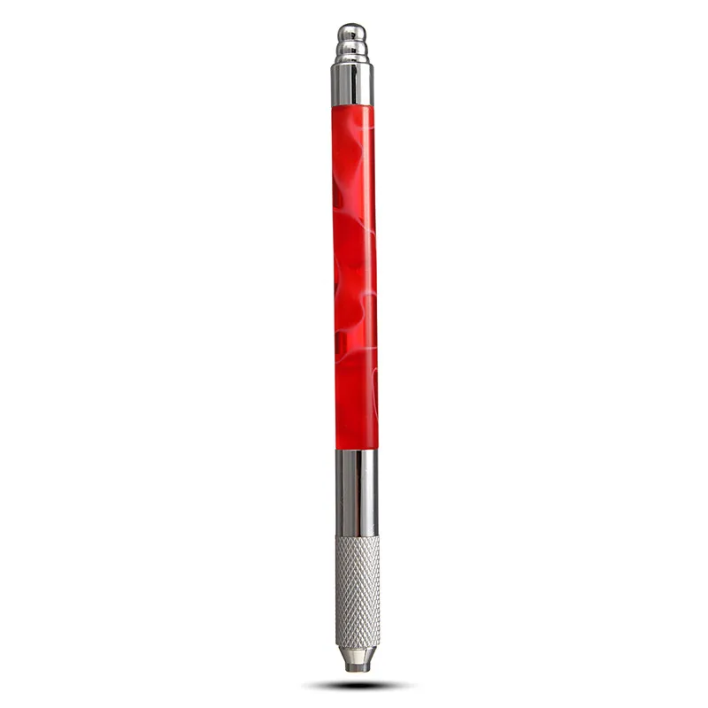 3D Ручная татуировка бровей ручка машина туман ручка для микроблейдинга для постоянного красота макияж губы бровей tebori Munsu - Цвет: Red