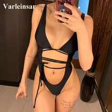 Черный, красный, сексуальный, с высоким вырезом, с обхватом вокруг стрингов, Цельный купальник, женская одежда для плавания, женский купальник, купальный костюм, купальник, монокини, V636