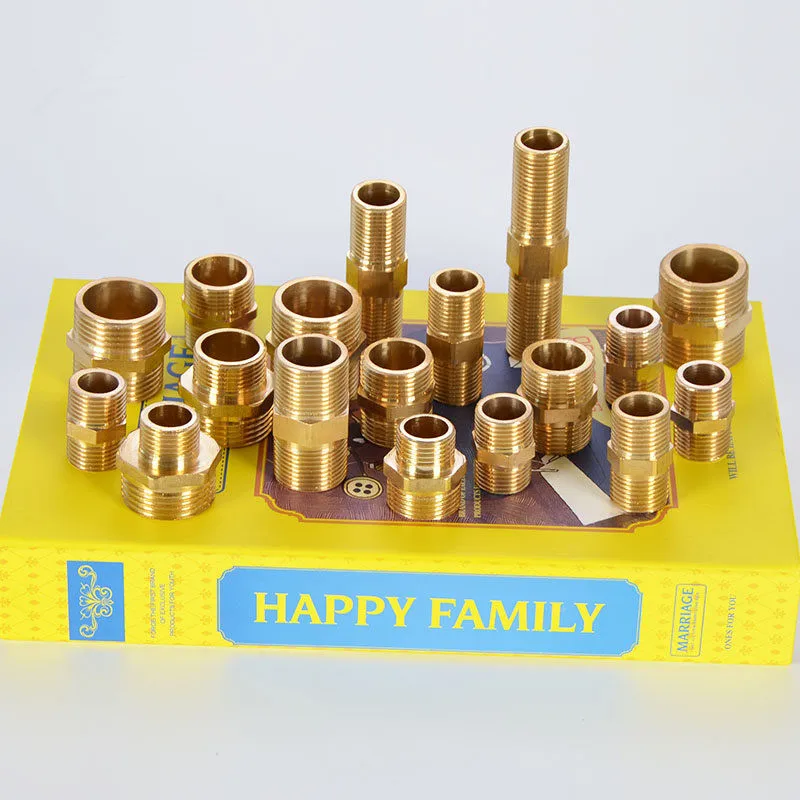 Латунный фитинг для сосков с шестигранной резьбой фитинги труб 1/8 &quot1/4&quot 3/8