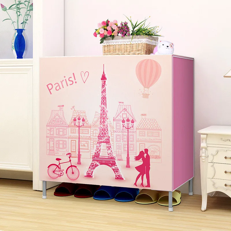 Multifunction غرفة المعيشة الأحذية حذاء تخزين الرف و رف المنزلية ديكور 3d بانوراما diy 3 طبقات رفوف التخزين