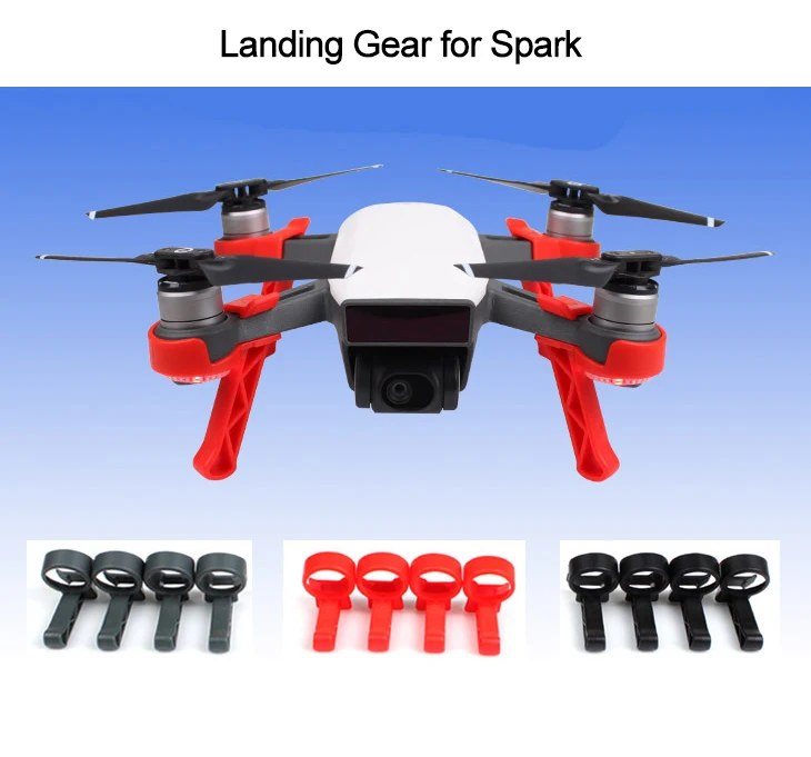 

4PCS Landing Gear Stabilizers for DJI Spark Drone Spare Parts Tripod Landing legs Kits Protector Guard Spare Parts