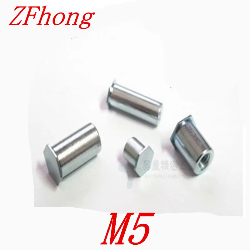 100pcs M5*5/6/7/8/9/10/11/12/13/14/15/16/18/20/25/30 Blind hole