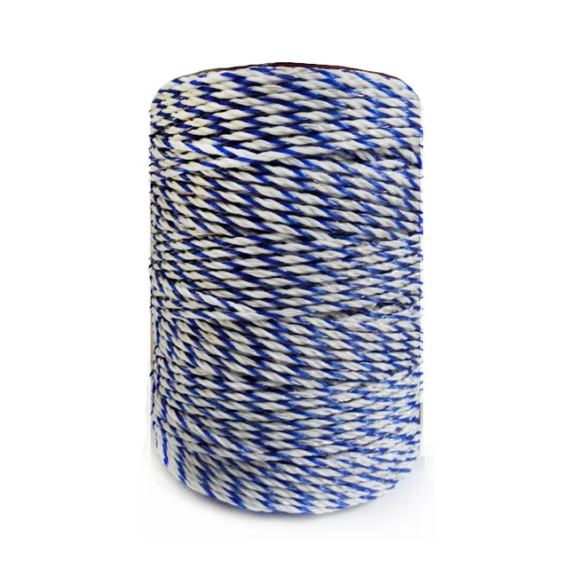 Electric Fence Poly Wire White Blue Polywire With Steel Electric Fence Poly Wire White Blue Polywire With Steel Rope For Horse Fencing Ultra