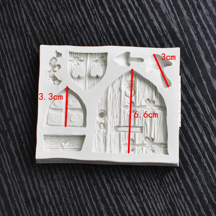 Высокое качество силиконовые формы Сказка хижина поворота силиконовая форма для