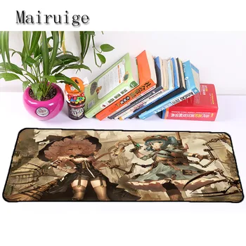 

Mairuige Hot Selling Anime High Quality Anime Girls Weapons Locked Edge Large Mouse Pad To Notbook Computer Mousepad Anti Slip