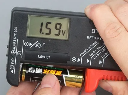 

battery tester battery capacity level indicator digital type battery level testing instrument for AA, AAA, C, D, 9V,1.5v battery