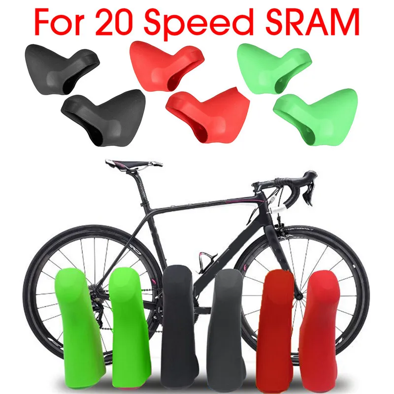 

Bike Cover Hood Bracket housse Silicone Shift Brake Lever Brake Lever Bracket Bike Shift Lever Cover for 20 Speed SRAM hood