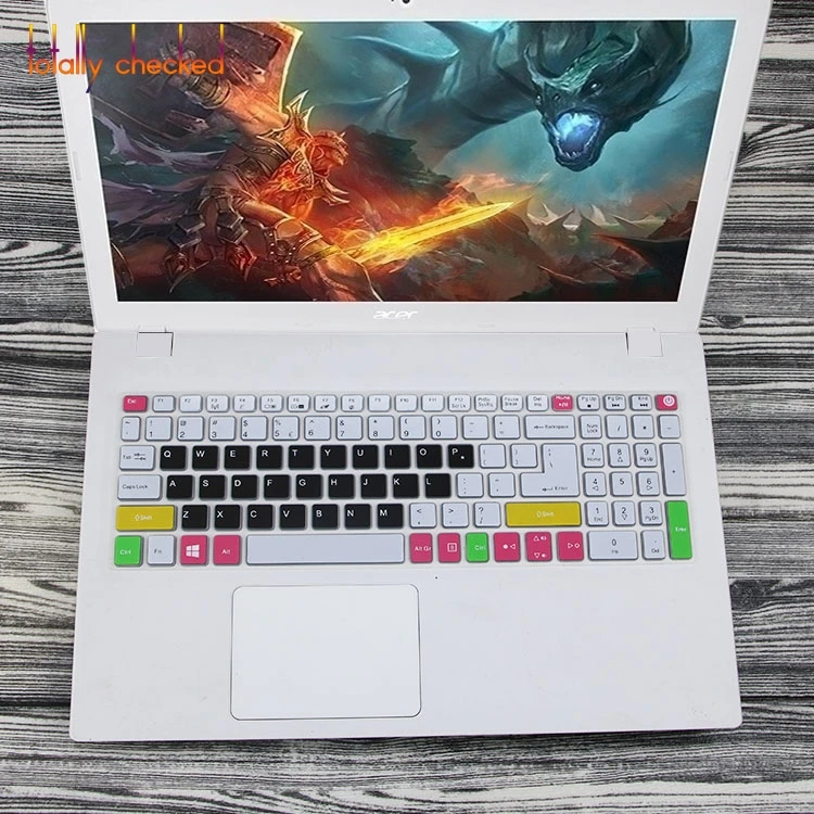Силиконовая защитная накладка на клавиатуру для Acer Aspire E15 E5 575 576G ES15/Aspire E 17 573G 15 6