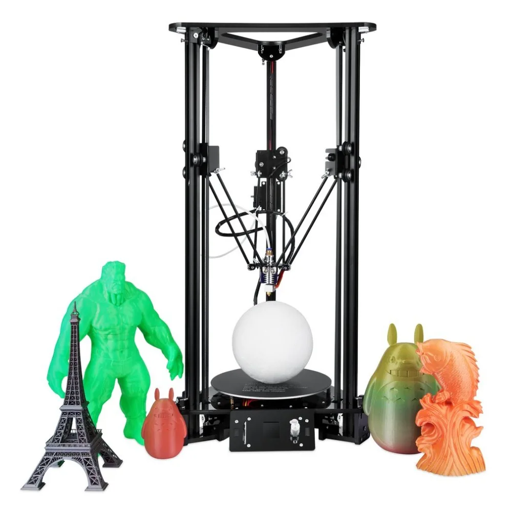 

T1 3D Printer High Speed LCD Screen DIY Kit For Kossel Linear Delta Large 3D Printing Size Easy To Assemble US EU AU UK Plug