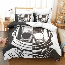 Скелет астронавт Графический 3 предмета в комплекте постельные принадлежности набор пододеяльников для пуховых одеял наволочки отель