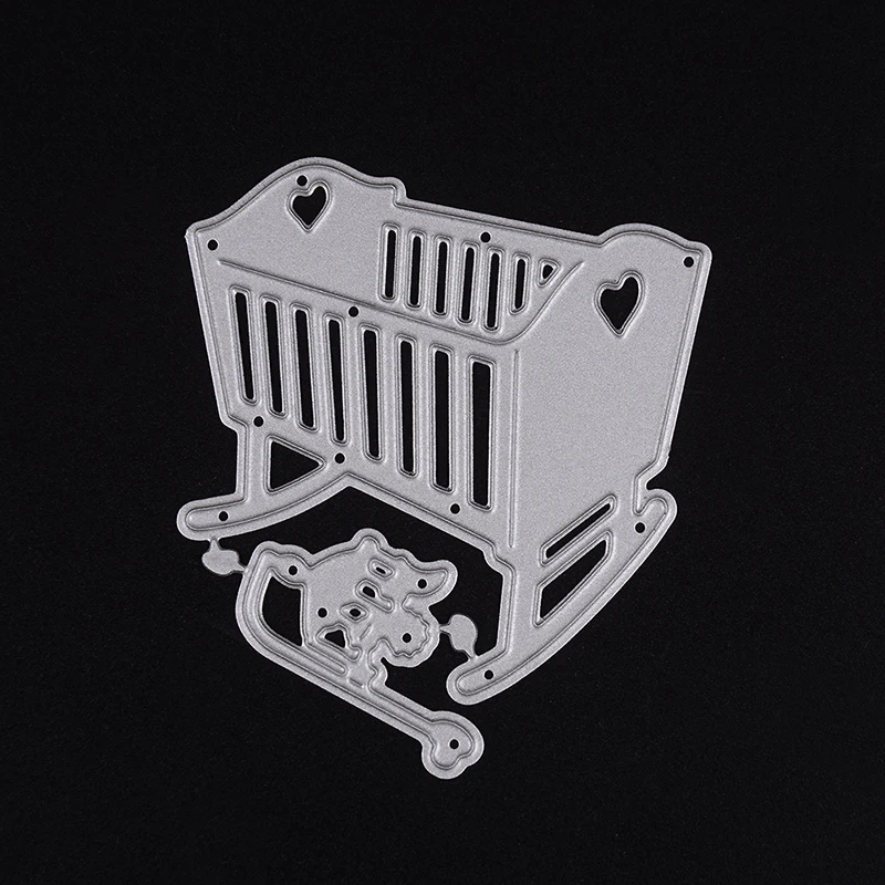 Metal Cutting Dies With Heart Pattern Toys Stencil For Scrapbooking Paper Card Making Embossing Baby Bed Metal Cutting Dies With Heart Pattern Toys Stencil For Scrapbooking Paper Card Making Embossing Baby Bed