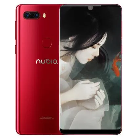 Nubia Z18 мобильного телефона в форме капли воды Экран 6/8GB Оперативная память 64/128 ГБ Встроенная память Snapdragon 845 Octa Core Android 8,1 смартфон