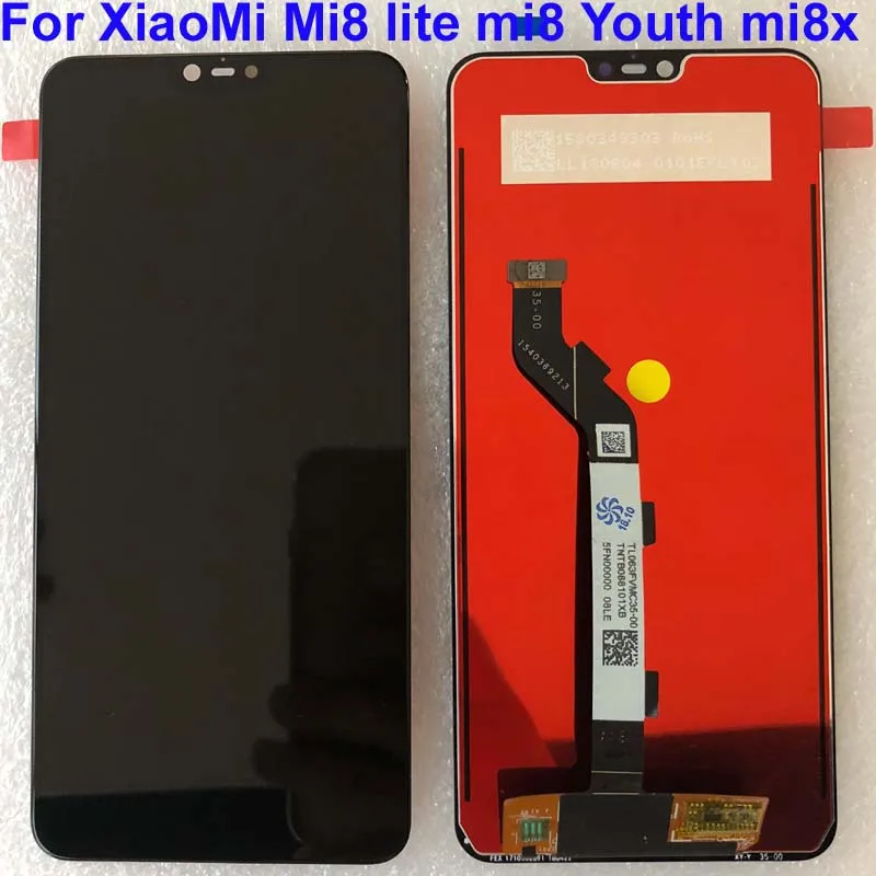 6,2" тестовый ЖК-дисплей AAA для Xiao mi 8 lite mi 8 Youth, ЖК-дисплей, сенсорный экран mi 8x mi 8x, дигитайзер в сборе, замена