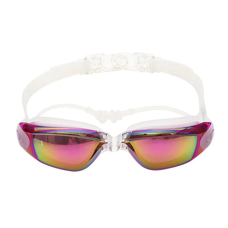 Оптические плавательные очки для мужчин и женщин Близорукость бассейн ушной Профессиональный Водонепроницаемый плавать очки по рецепту для взрослых очки для дайвинга