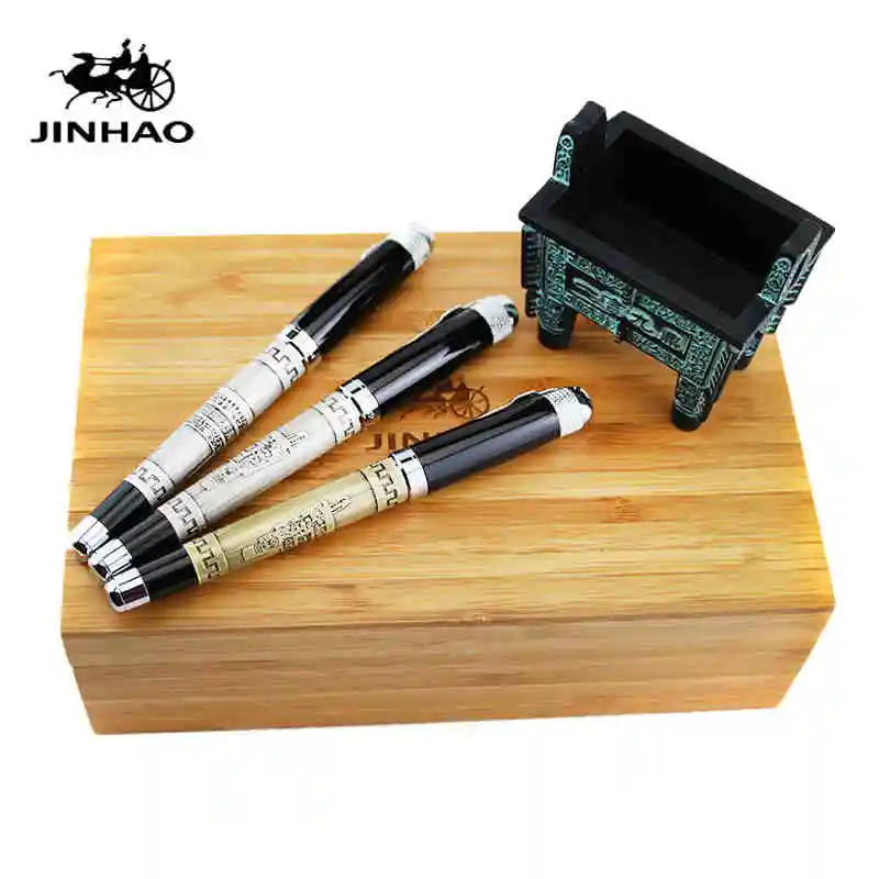 Jinhao 189 роскошный Древний китайский узор "YI YAN JIU DING" авторучка инкинг ручки