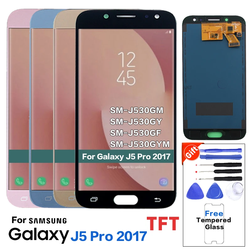 Для Samsung Galaxy J5 2017 J530 ЖК-дисплей кодирующий преобразователь сенсорного экрана в