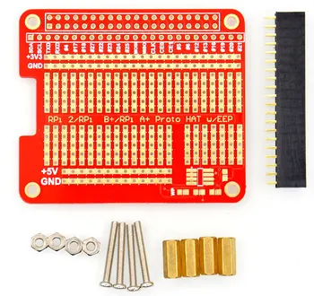

DIY Proto Hat Shield for Raspberry Pi 2 B+ A+ Raspberry Pi 3 Model B