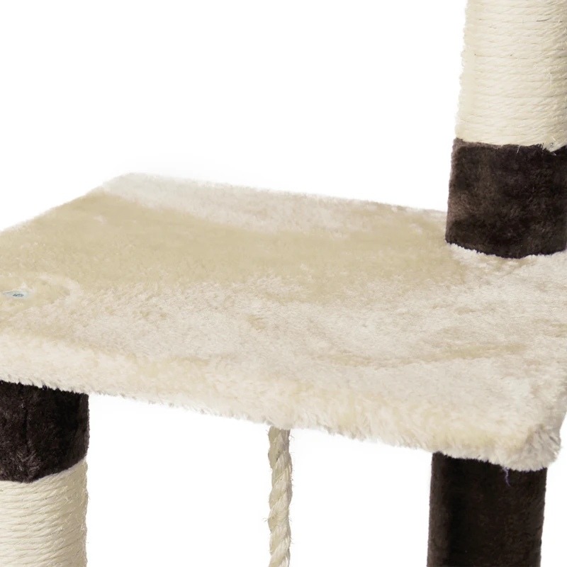H139cm кошка скалолазание Дерево Игрушка для прыжков с лестницей Когтеточка из цельного дерева для кошек скалолазание рама кошка мебель для домашних животных H
