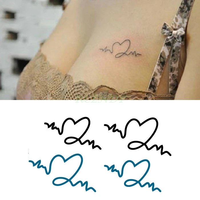 Водостойкая временная татуировка наклейка на тело rist английские буквы Love tatto флэш-тату поддельные татуировки для девушек женщин мужчин 4 - Цвет: Темно-синий