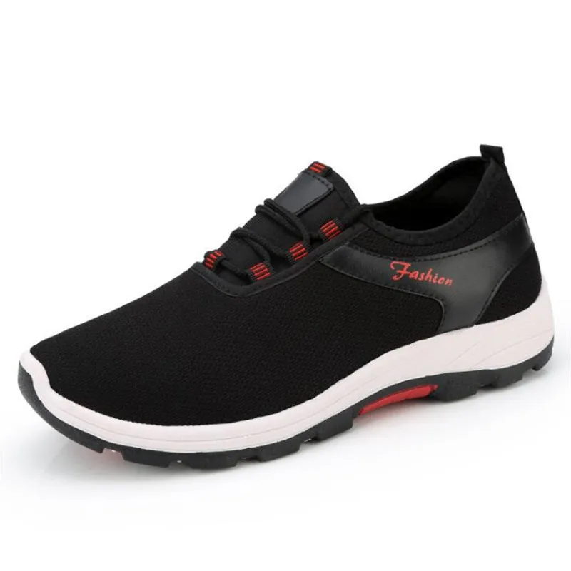 

Fashion New Men Sports Running Shoes Lightweight Outdoor Solid Color Summer Spring And Autumn Mesh Lace