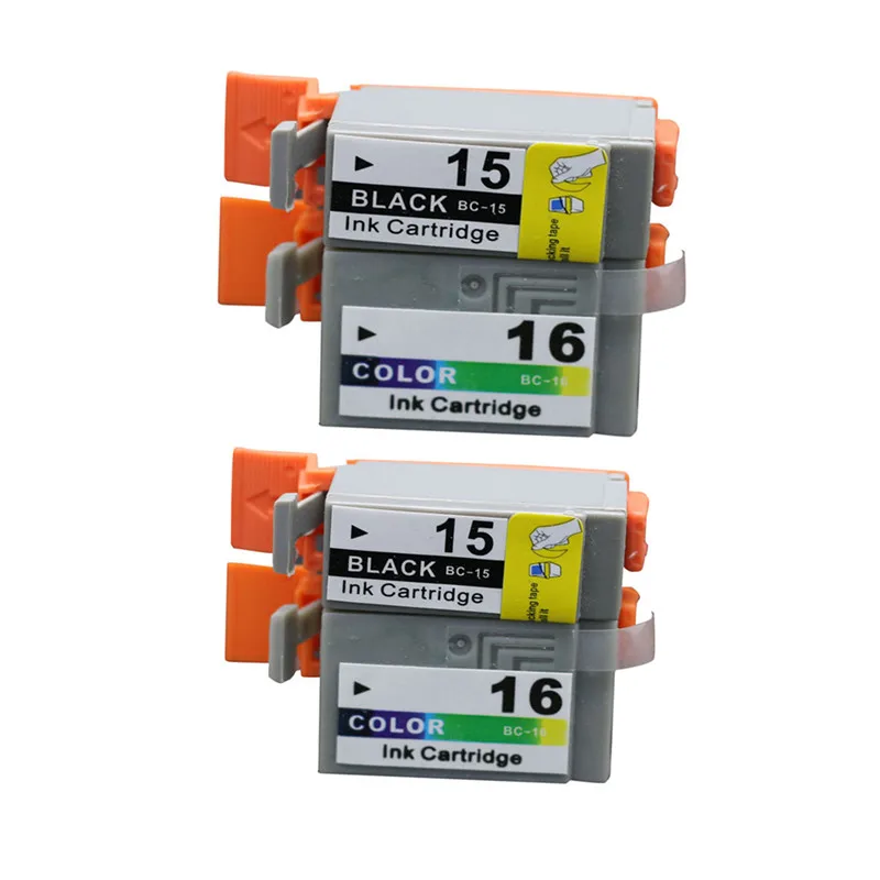 4PK BCI 15 BCI 16 Inkjet Cartridge Replacement for Canon Cartridges i70