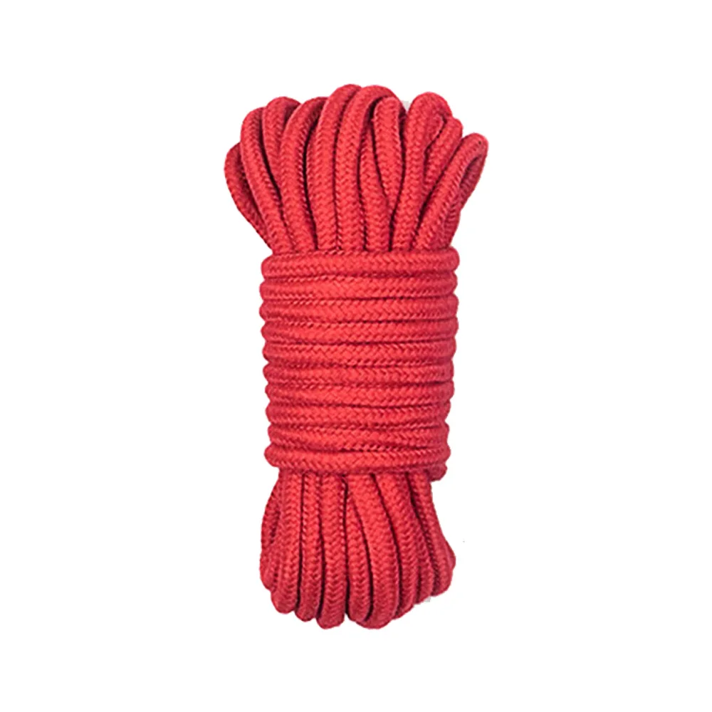10m Red 100/% Cotton Tie /& Tease Fun 3 x Shibari Soft Bondage Ropes