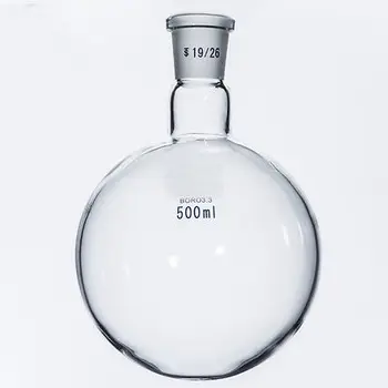 

500ml 19/26 Single Neck round-bottom Flask Boiling Flask For Chemistry Laboratory