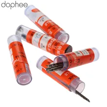 dophee 50Pcs Twist Drill Bits HSS Drill Bit Set 0.5/0.6/0.7/0.8/1mm Micro Straight Shank Wood Drilling Electric Woodworking Tool
