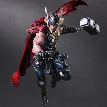 

Thor figure Play Arts Super Hero Action Figures Model collectible Toys 27cm