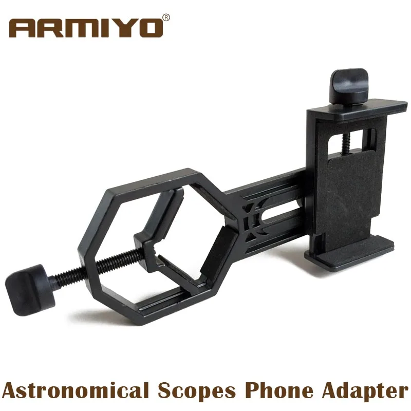 

Armiyo Astronomical Spotting Scopes Phone Adapter Universal Tripod Support Mount Clip Binocular Monocular Hunting Accessories