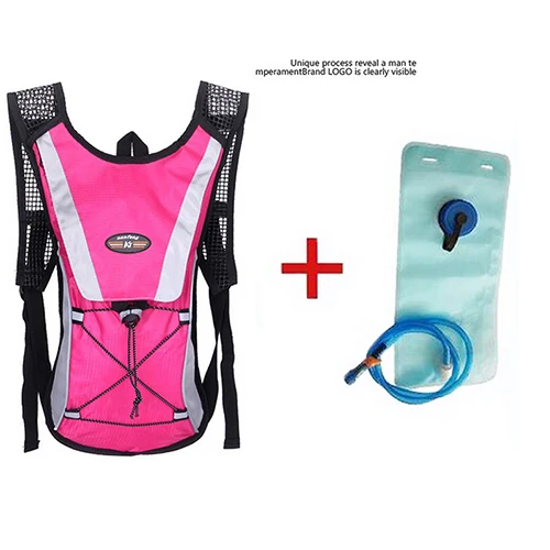 Велоспорт рюкзак гидратации пакет с 2L воды мочевого пузыря сумка для верховой езды Бег Кемпинг Сумка Рюкзак Велоспорт рюкзак