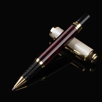 

DIKA WEN 821 Luxury Gifts ballpoint pens Metal Pen 0.5mm black ink refill Office Pen Medium Nib Roller Ball Pen New
