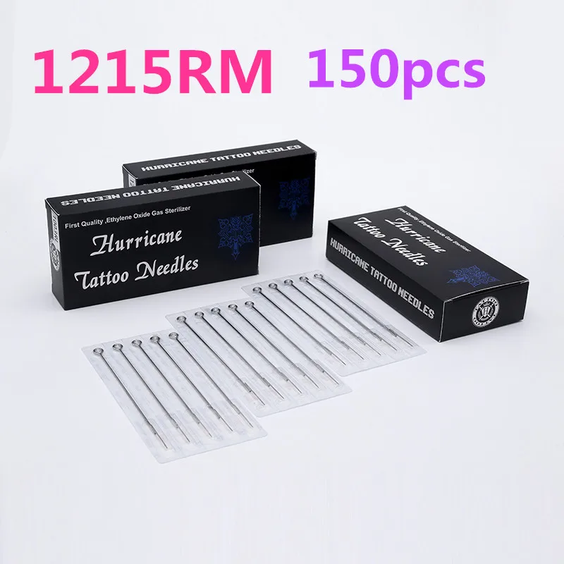 Sterilize Tattoo Needles 1215RM Tattoo needle 150PCS high quality Round