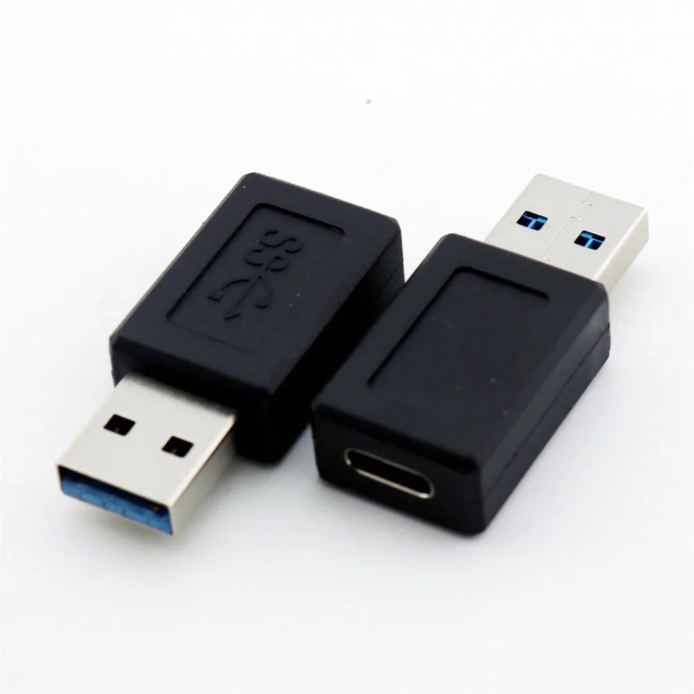 20x Портативный USB 3,0 A штекер к USB 3,1 type-C Женский адаптер для передачи данных разъем для мужчин и женщин конвертер