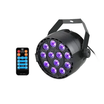 

100% Brand New Professional 36W 12 Leds UV LED Stage Light Effect Disco DJ Bar Effect UP Lighting Show DMX Strobe for Party KTV