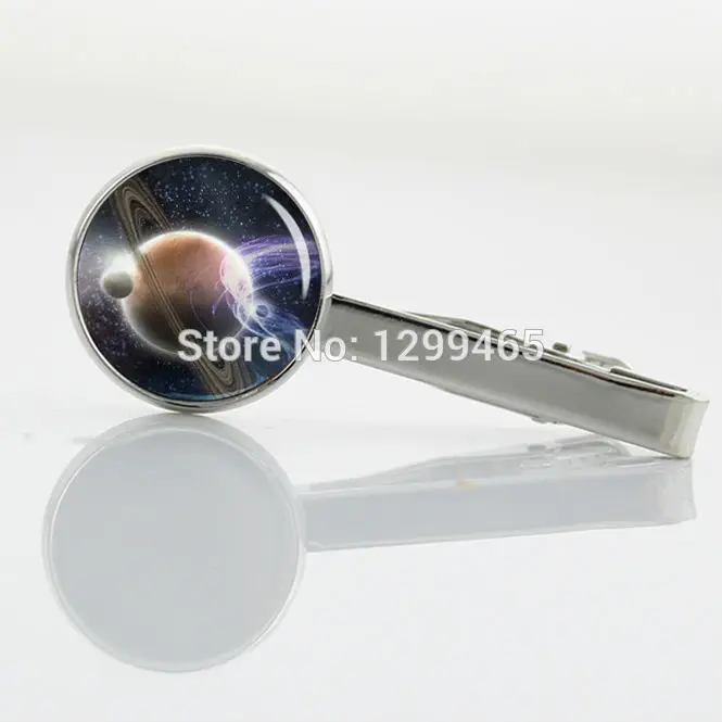 

Fashion Upscale Space universe tie pin Space Spiral Galaxy keepsake Tie Clip Novelty Interesting cosmic galaxy Tie tacks T 745