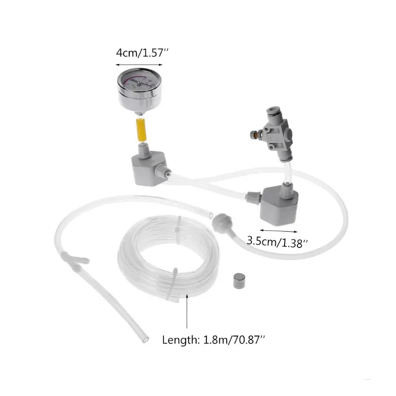 DIY Аквариум CO2 система генератора Комплект Калибр воды завод Аквариум Co2 клапан диффузор