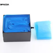 Bfaccia 100 шт./упак. татуировки Клип шнур рукава крышка сумки Одноразовые Синие Пластик сумка татуировки принадлежности для боди-арта аксессуары