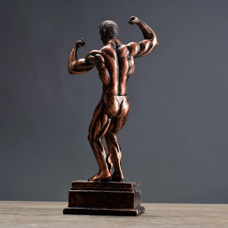 الإبداعية كمال الاجسام رجل المواد النحت الراتنج الحرف الحلي الرجعية الزخرفية خزانة رف خزانة مشروبات المفروشات