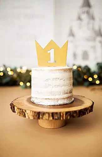 Корона торт Топпер первый день рождения торт Smash фотографии или вечеринка день рождения 1 день рождения Бохо Дикие Вещи или принц сказочная тема - Цвет: mirror gold